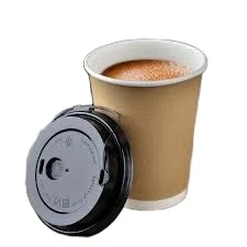 Fast Supplier Food Grade Manufacturer Kraft Double Wall Coffee Cup Costume Double Wall Coffee Cup High Quality  Take Away Cups