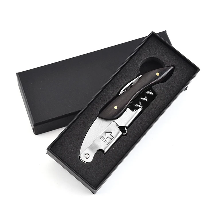 Luxury Professional Moonstone Resin Handle All-in-one Sommeliers Waiters Corkscrew Bottle Opener and Foil Cutter