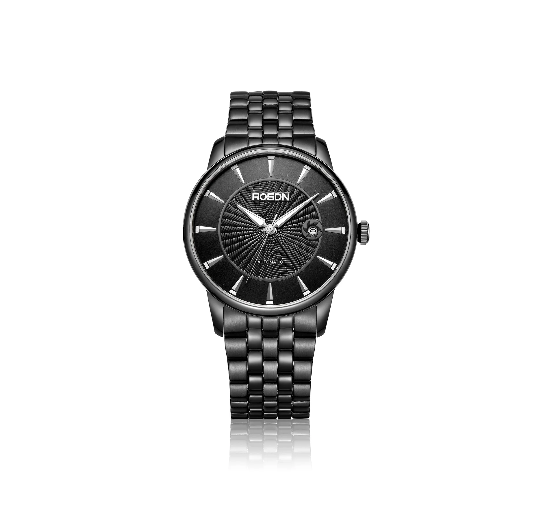 
China Factory Custom Mens Polit Timepiece Swiss Movement Automatic Watches 