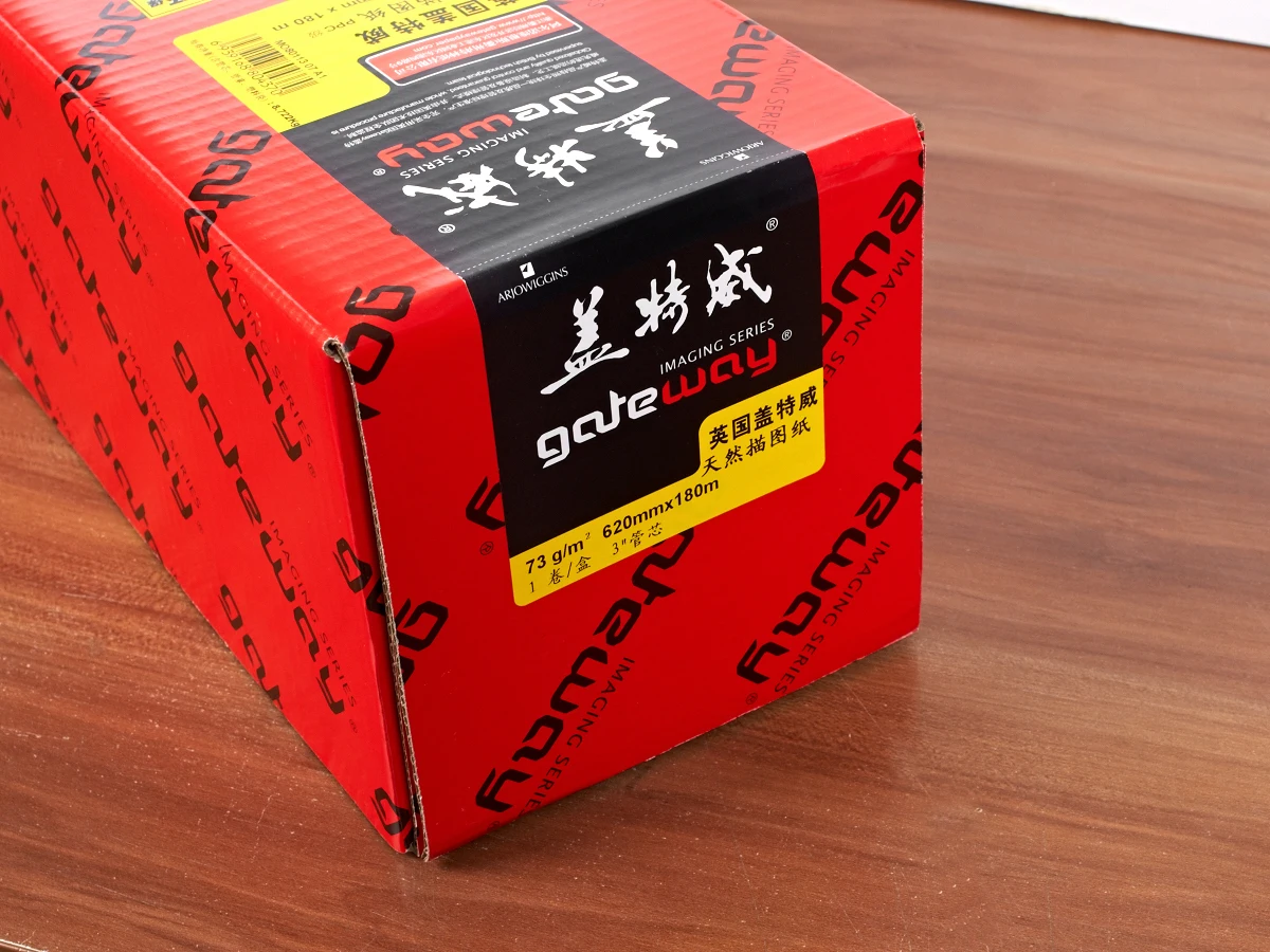 73GSM 880mm*70m 2inch Core Gateway  Tracing  Paper  Roll for  Cad Inkjet Plotters