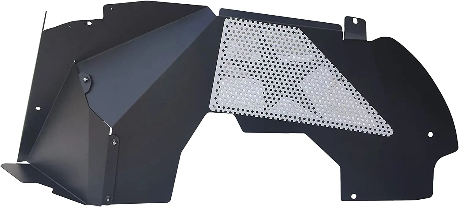 Steel Front Inner Fenders Liner with DIY Trim Plate for Jeep Wrangler JL 4 Doors 2019-2022 Wheel Well Liner
