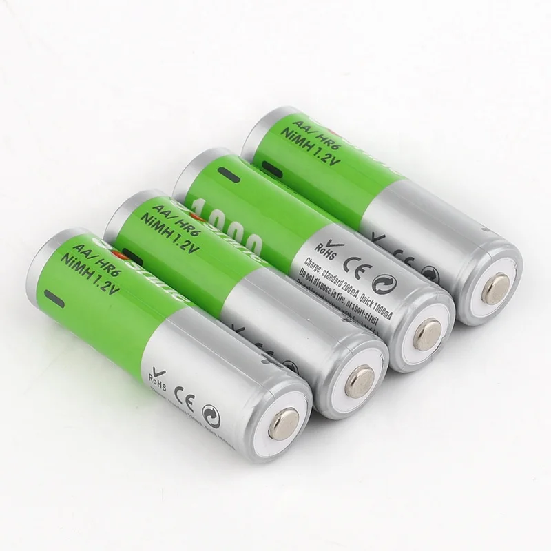  Перезаряжаемые аккумуляторы Soshine AA 1 2 в 1000 мАч NiMH