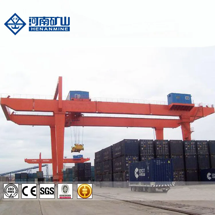 50 / 10 Ton Lifting Container RMG Rail Mounted Container Gantry Crane