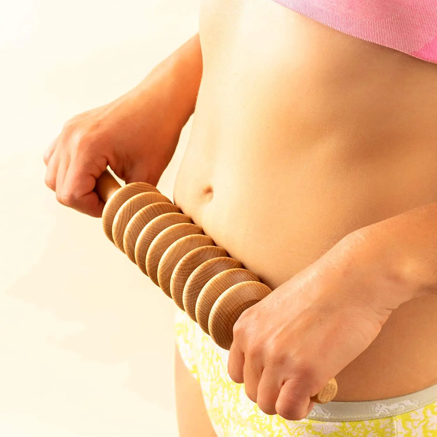 Wood Therapy Massage Tools Hand Body Massager Stick Massage Roller