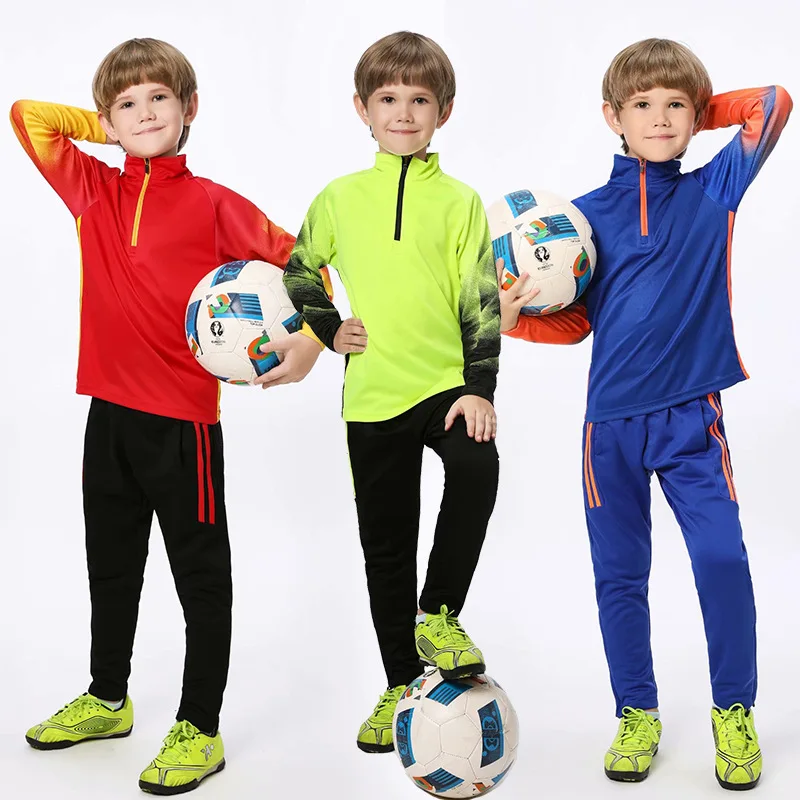 Custom design wholesale sportswear football uniform men soccer jersey set boys girl kids soccer team jerseys