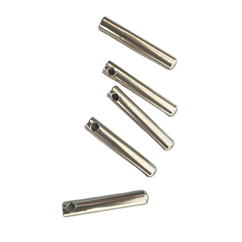 China Manufacturing Alloy steel/ stainless steel  Side thread Round Head Cylindrical pin
