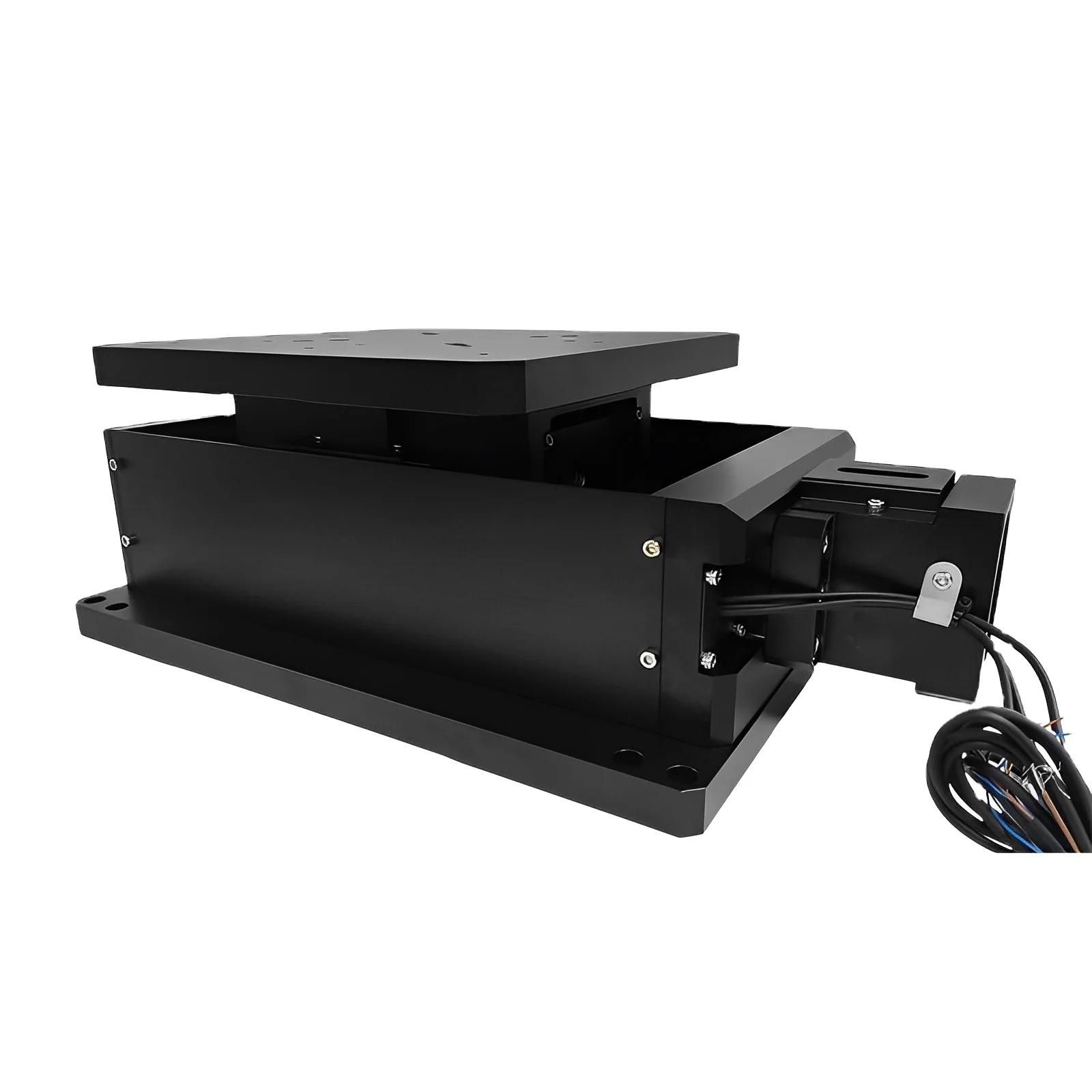 C&K JMHZ 200*200 mm Z Axis Linear Stage Electric Lifting Sliding Table Cross Roller Guide Motorized Stage