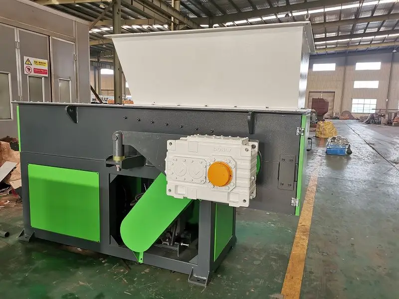 Greenlandplast large Plastic waste shredder single shaft strong crushing plastic machine crusher