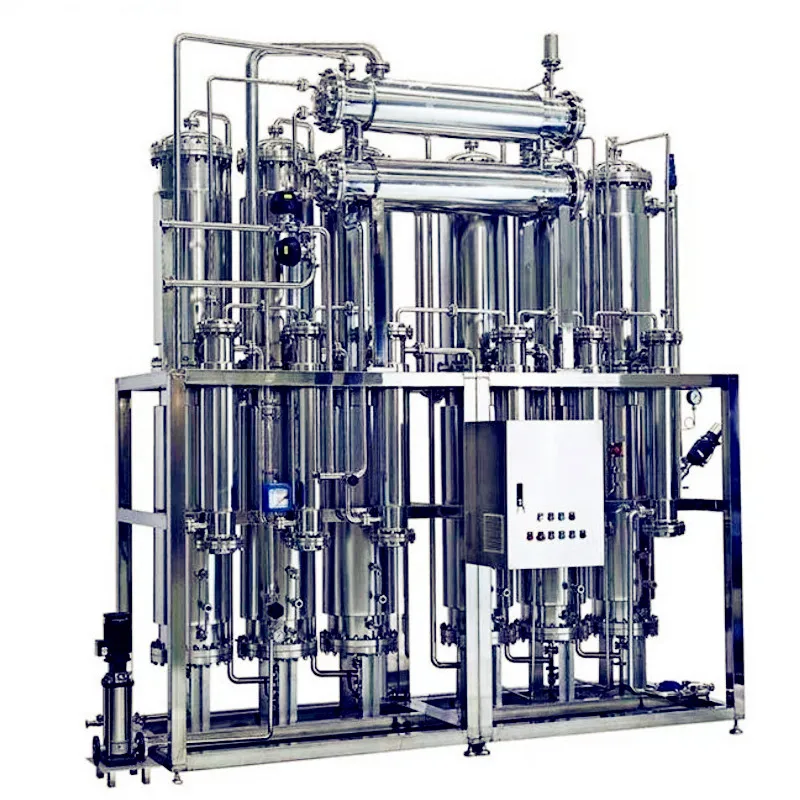 distillation unit 0.1-8t /h Multi-Effect Distilled Water Machine LD Injection Water Pharmaceutical Raw Water Treatment Equipment distiller kit