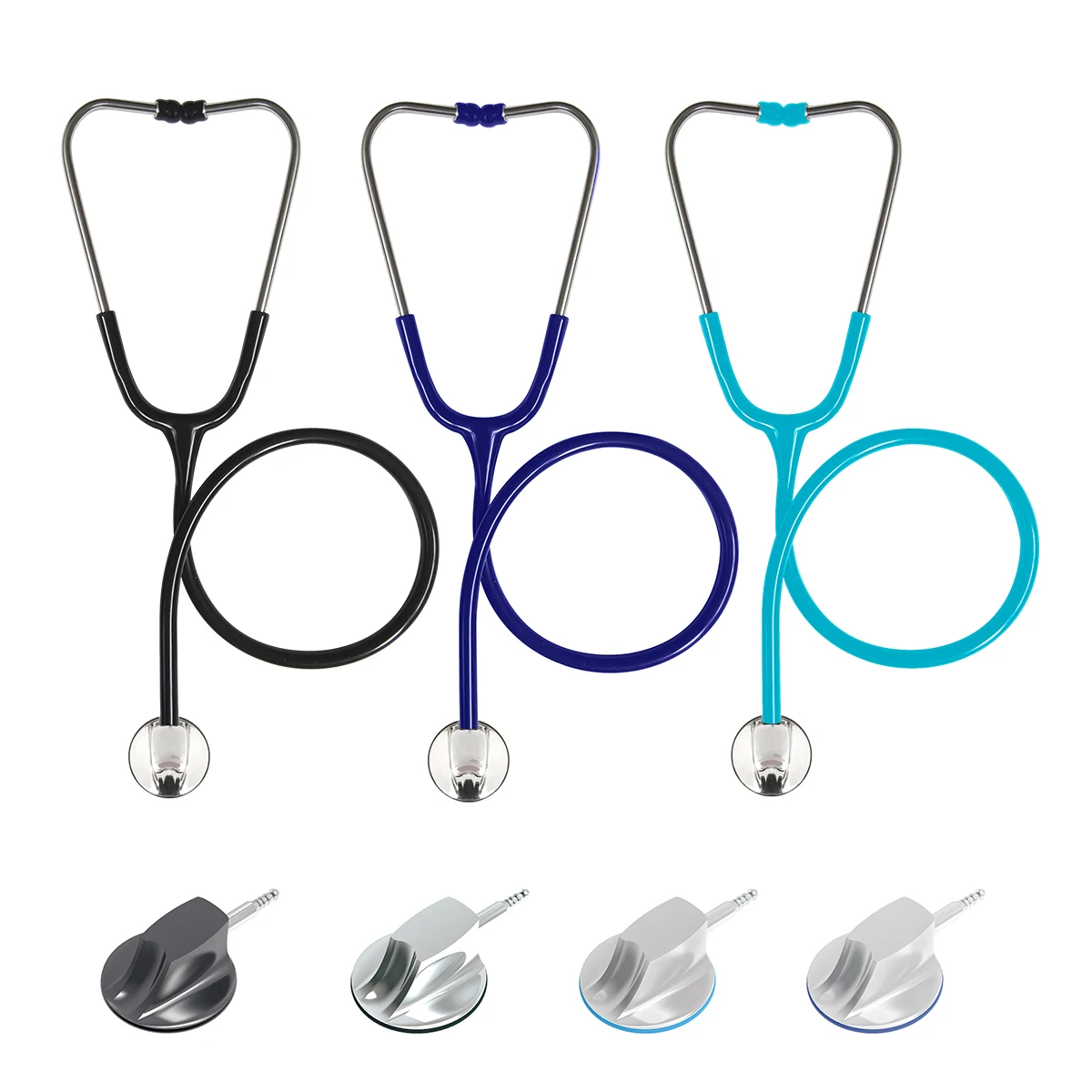Contec SC21 medical dual head cardiology stainless steel stethoscope