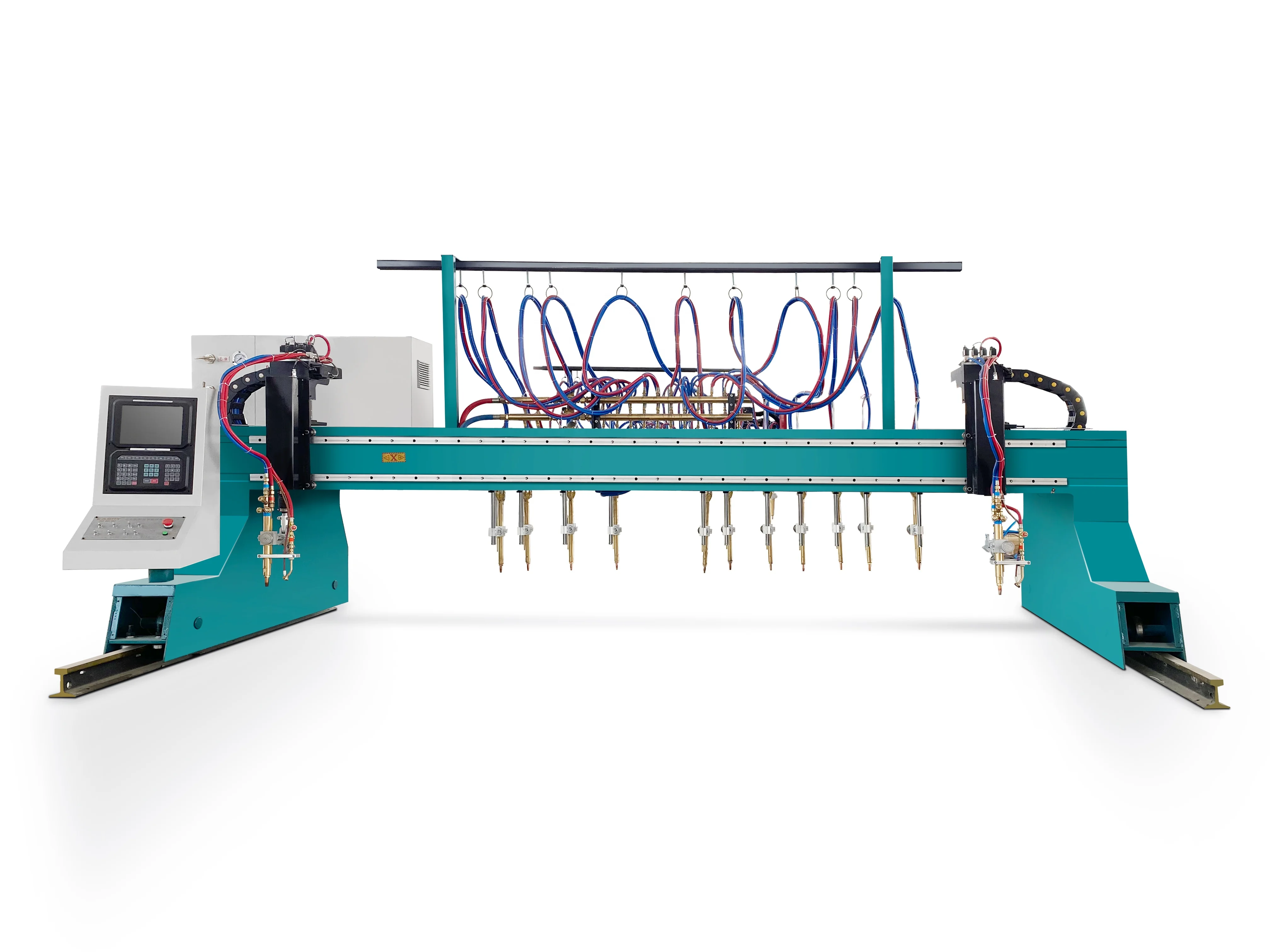 Gantry Type Steel Structure Industry Plasma Cnc Flame Cutting Machine For Strip Cutting