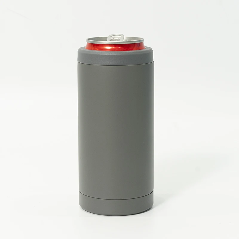 12 унций Stemless изоляцией из нержавеющей стали пива Тонкий Тощий может охладитель