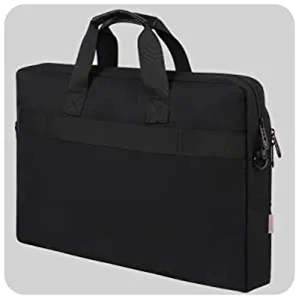 Large Capacity Durable Computer Bag Laptop Case Portable Laptop Black Tote Laptop Bag With Custom Design