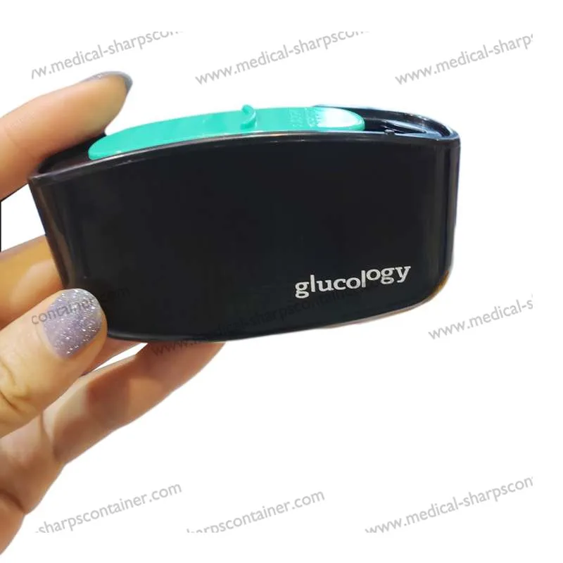 80ml medical disposable sharps portable container with 510K Travel Sharps Disposal Container