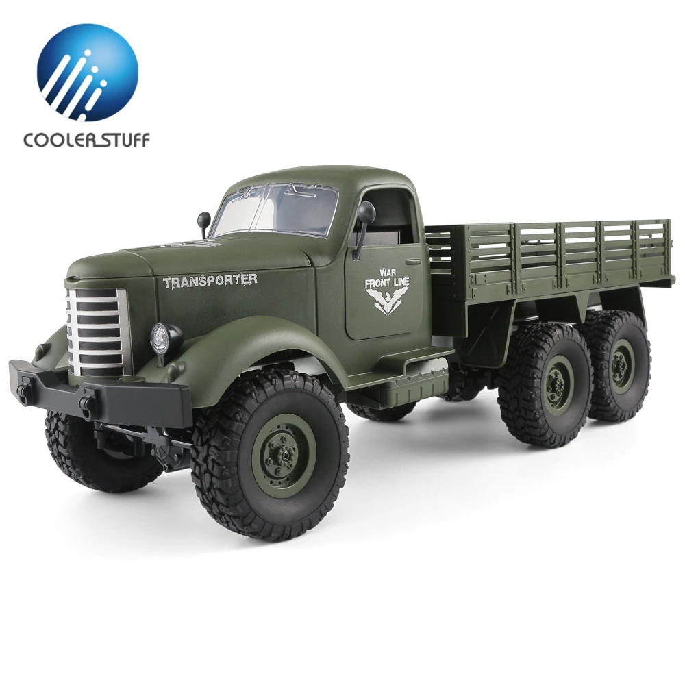 Dropshipping Coolerstuff JJRC Q60 Q61 Rc Millitary Truck 1:16 Off Road Rc Car 2.4G Rc Rock Calwar Car