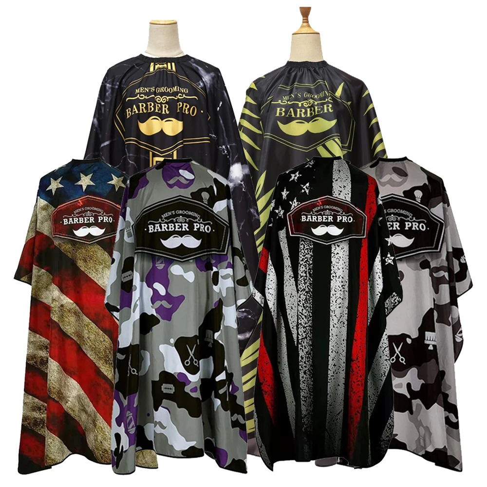 Professional Hair Salon Cutting Cape Hairdressing Shawl Salon Cloth Barber Gown