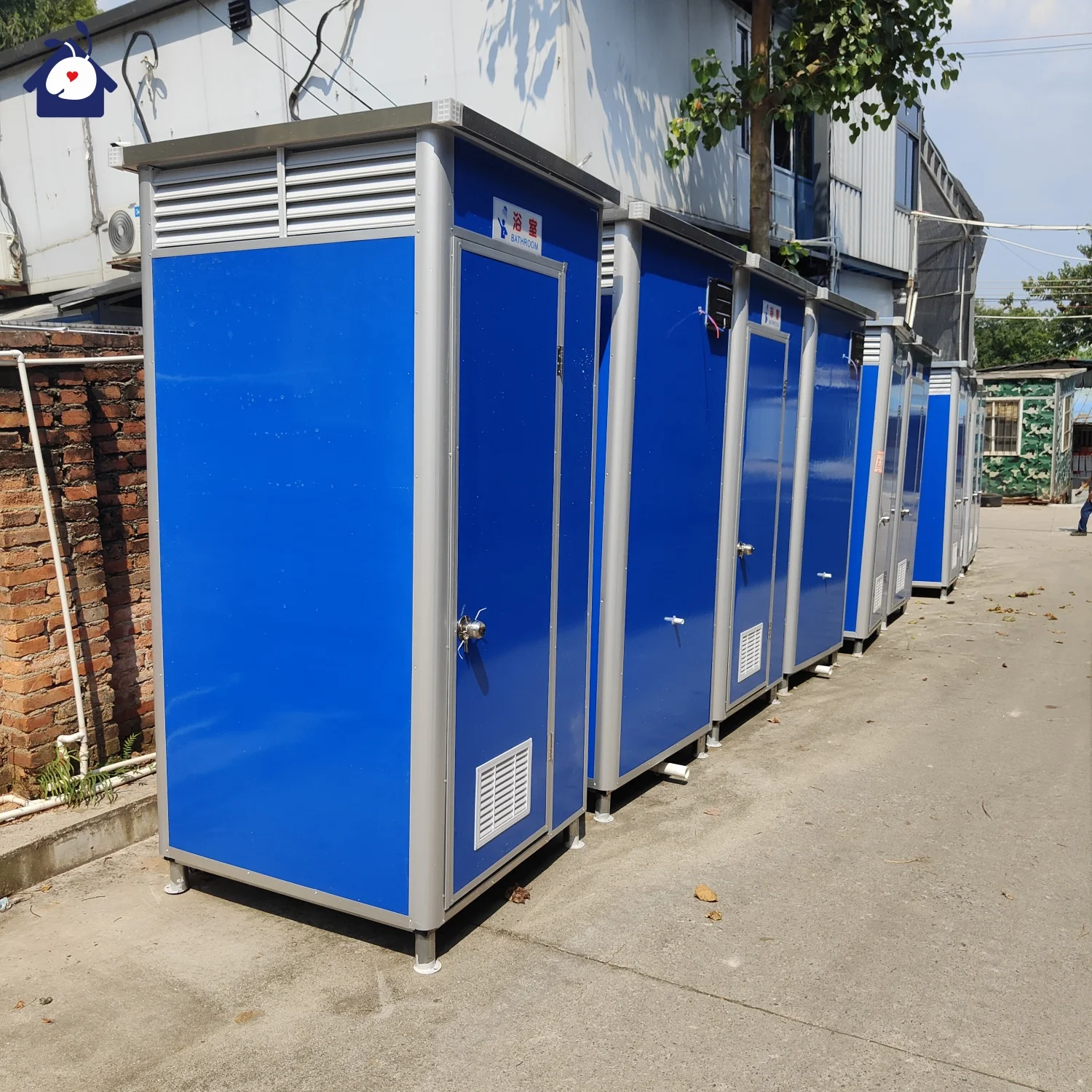 Prefabricated Portable Luxury Mobile Toilet WC Shower Public Rental Outdoor Camping Closestool Price
