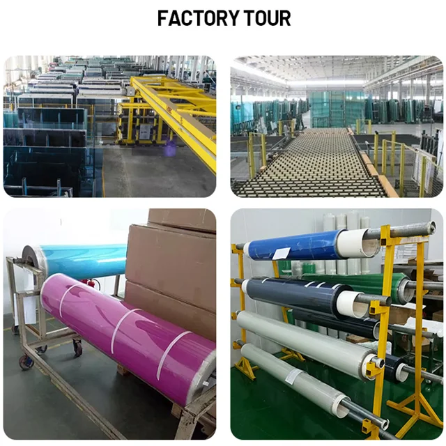 Remote control electric window switchable self-adhesive PDLC film privacy glass color smart film