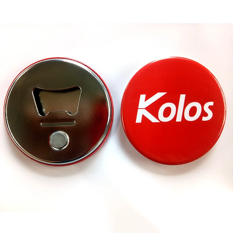 Cheap Wine Opener Fridge Magnet Bottle Opener Metal Magnet Refrigerator Souvenir Fridge Magnet Customised tinplate with Opener