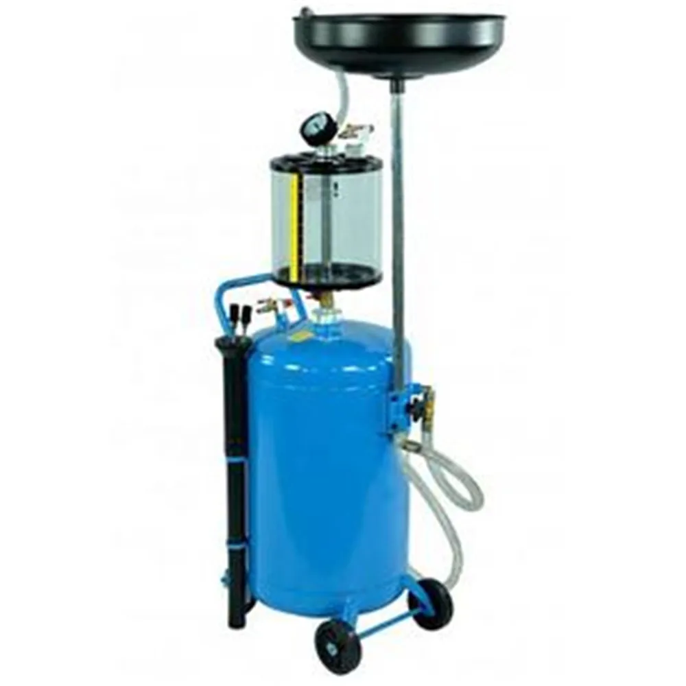 Pneumatic automated engine waste oil drainer changer chamber 35l / 40l / 80l