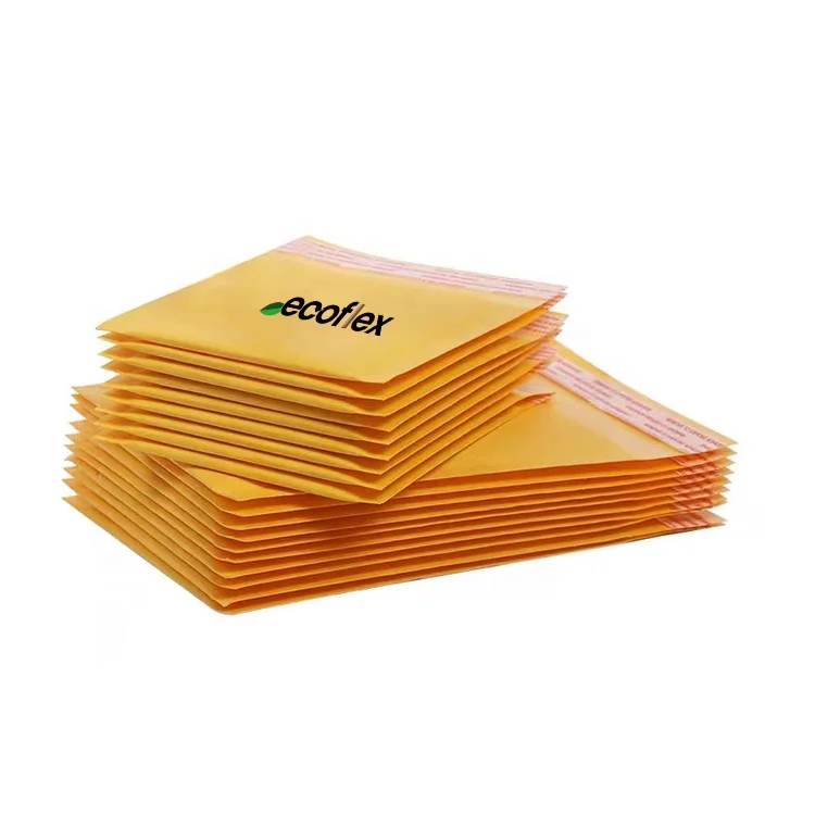 Custom Private Label Padded Mailing Post Bubble Kraft Paper Shipping Packaging bag