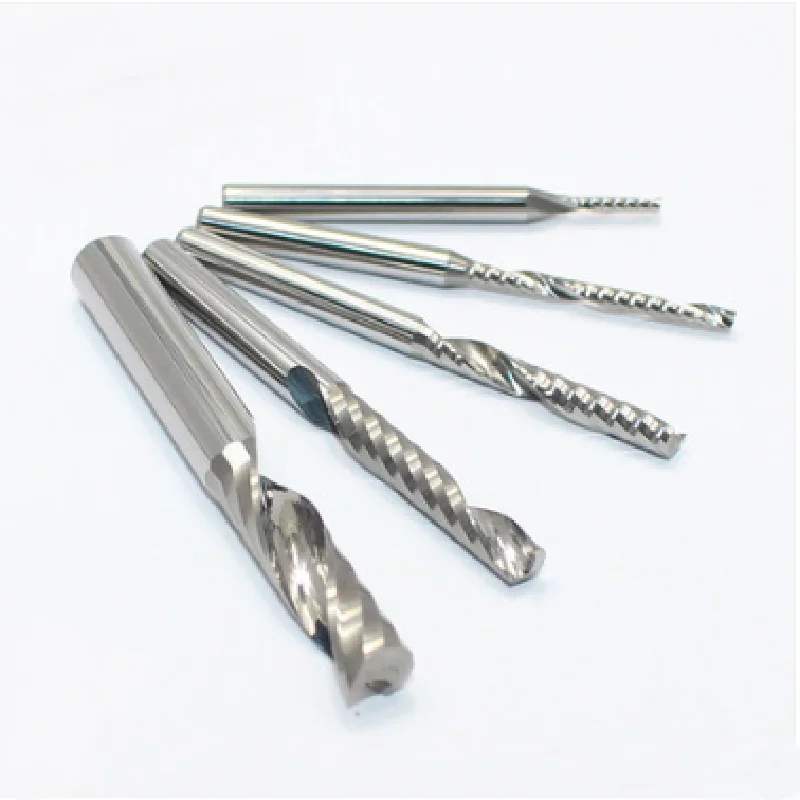 CNC carving single flute carbide end mill for wood and acrylic