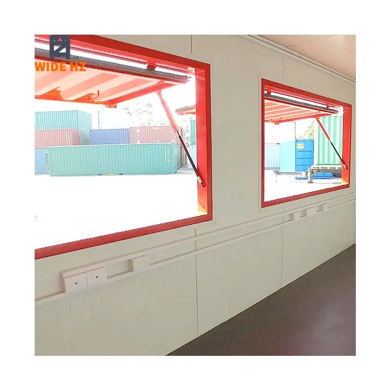 
20ft Ticket office shipping container shop bar cafe restaurant prefab modular portable Kiosk & Ticket Booths for Sale 