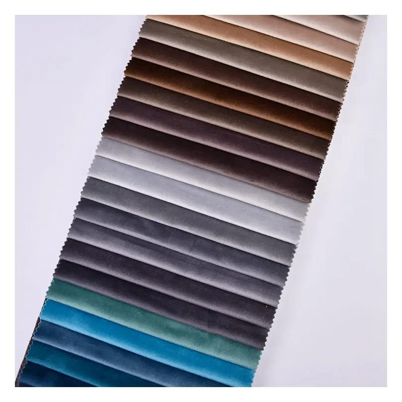 Hot Sale Holland Velvet Curtain Fabric Luxury Fabric Good Price High Quality For Living Room