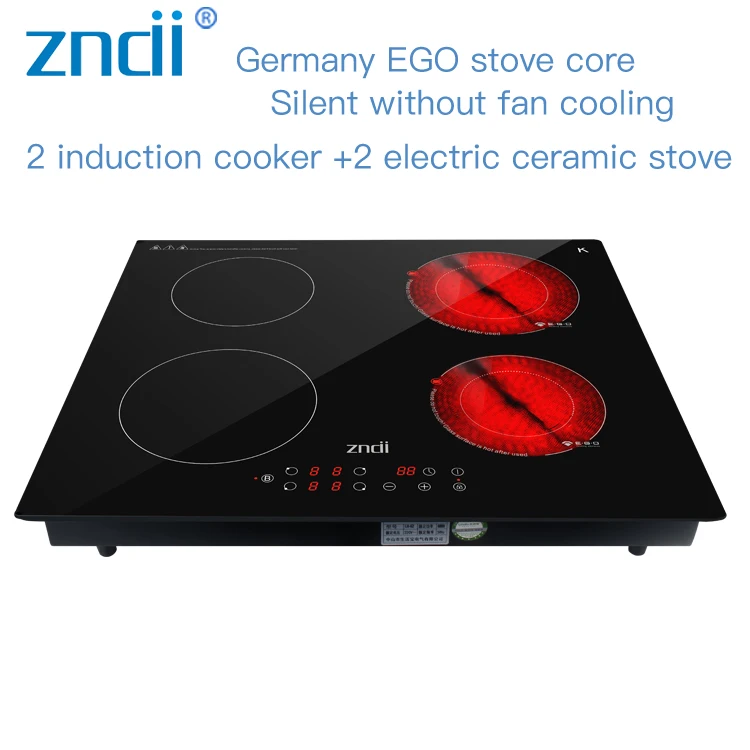 Fashion High End Wholesale Kitchen Appliances 4 Head Induction Cooker With Ceramic Induction Cooker