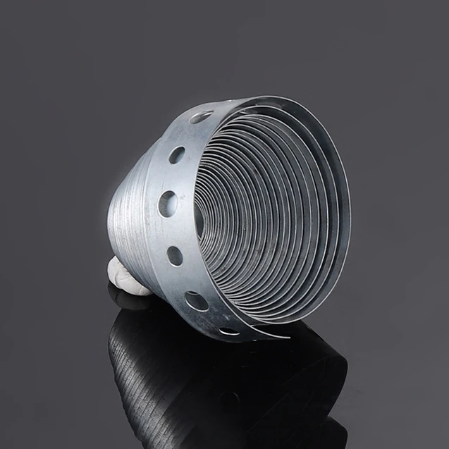 60lb Galvanized Steel Pipe Strap Perforated Metal Hanger Tension Clips Bendable Metal Strip Holes Pipe Supports Hanging Trimming