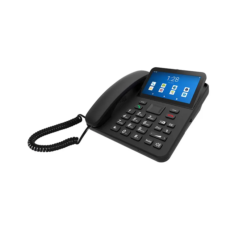  LS830 4 аппарат не привязан к оператору сотовой связи Смарт Android фиксированной беспроводной Настольный телефон 8 дюймов экран видео с BT и