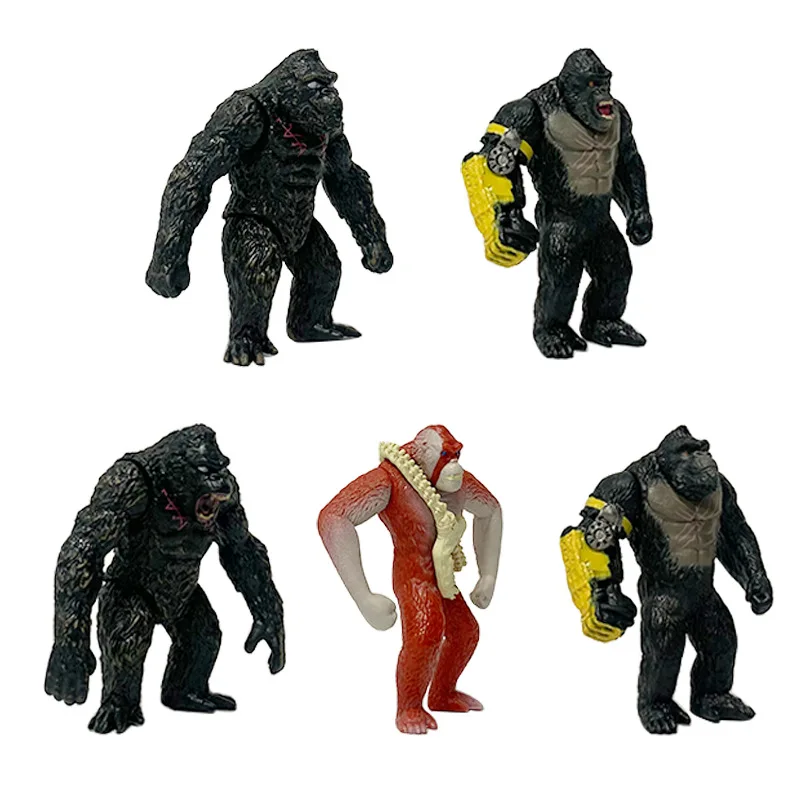 AL 2024 New style 2 generation King Konggs color star evolution version 5 Kings  jointed movable gorilla monster