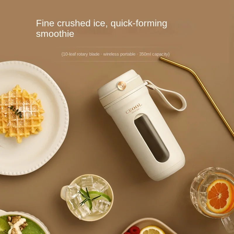 New fresh juicer blender mini 10 blade commercial juicer machine portable juicing cup 80W power juicer