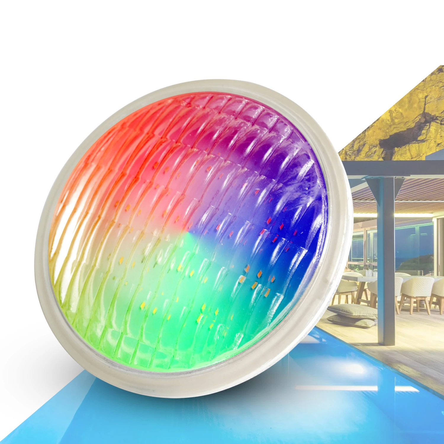 swimming pool lights led underwater IP68 par36 RGB multi-color display led swimming pool light