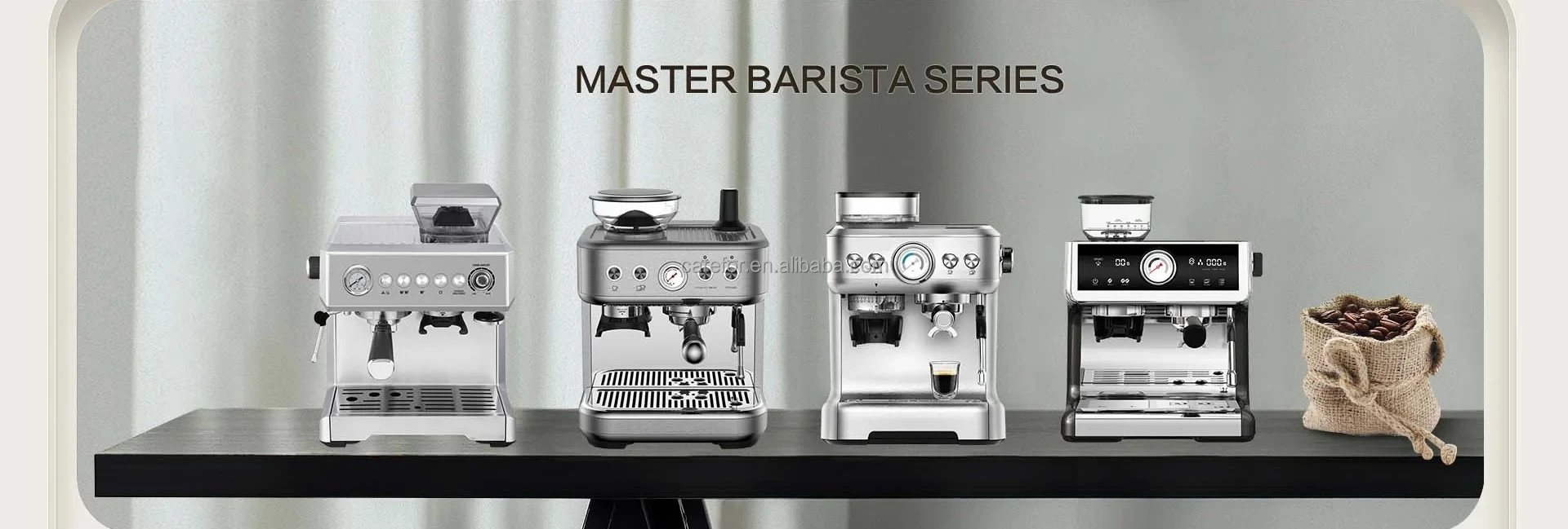 Quality Touch Screen 20 Bar Espresso Coffee Maker Machine Automatic Professional 1.6l Water Tank