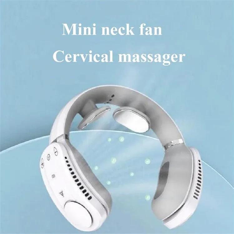 Leafless Outdoor Portable Hands Free Bladeless Hanging Air Cooling Mini Massager Neck