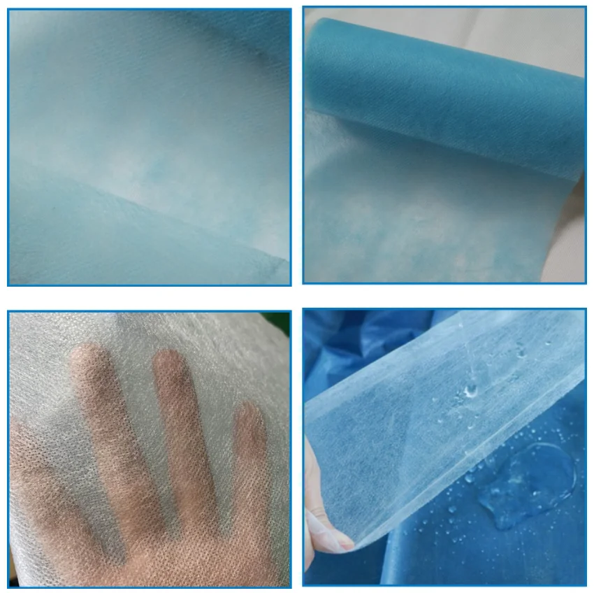 2024 New Arrivals Eco-Friendly Waterproof Non Woven Medical White 100% Pp Polypropylene Spunbond sss Nonwoven Fabric Rolls