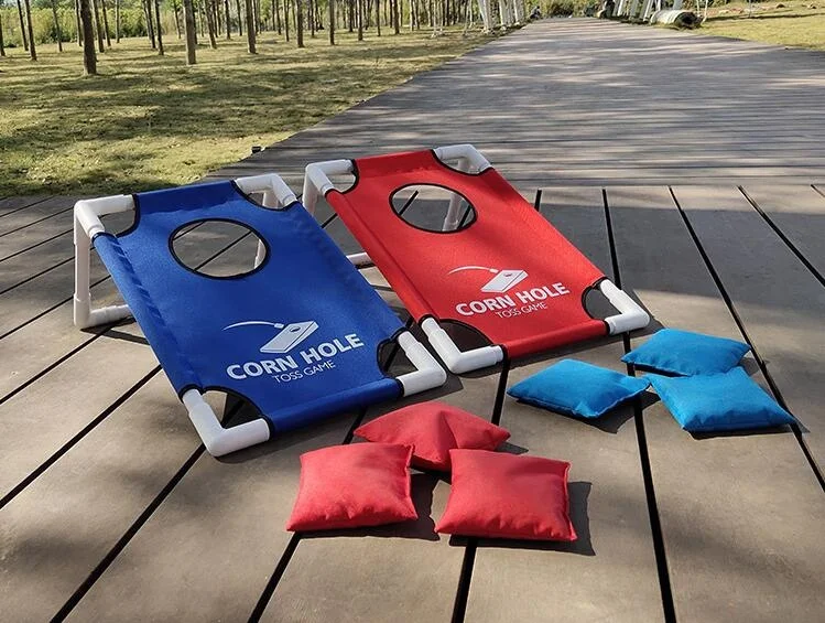 Cornhole Toss Game Set 2 board  with 8 Cornhole Bean Bags