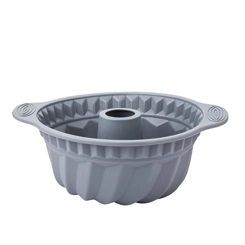 
 Оптимизированная серая силиконовая кастрюля для торта с эластичной кастрюлей  