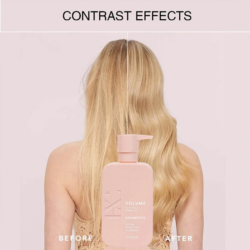 OEM Sulfate Free Ginger Extract Organic Volume Hair Shampoo Set With Conditioner From Professional Cosmetics Factory