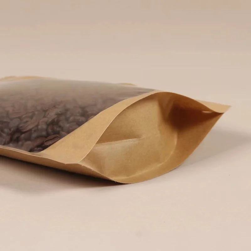 Factory Direct Sales Composite Paper Bag Kraft Paper Kraft Paper Bag Ziplock