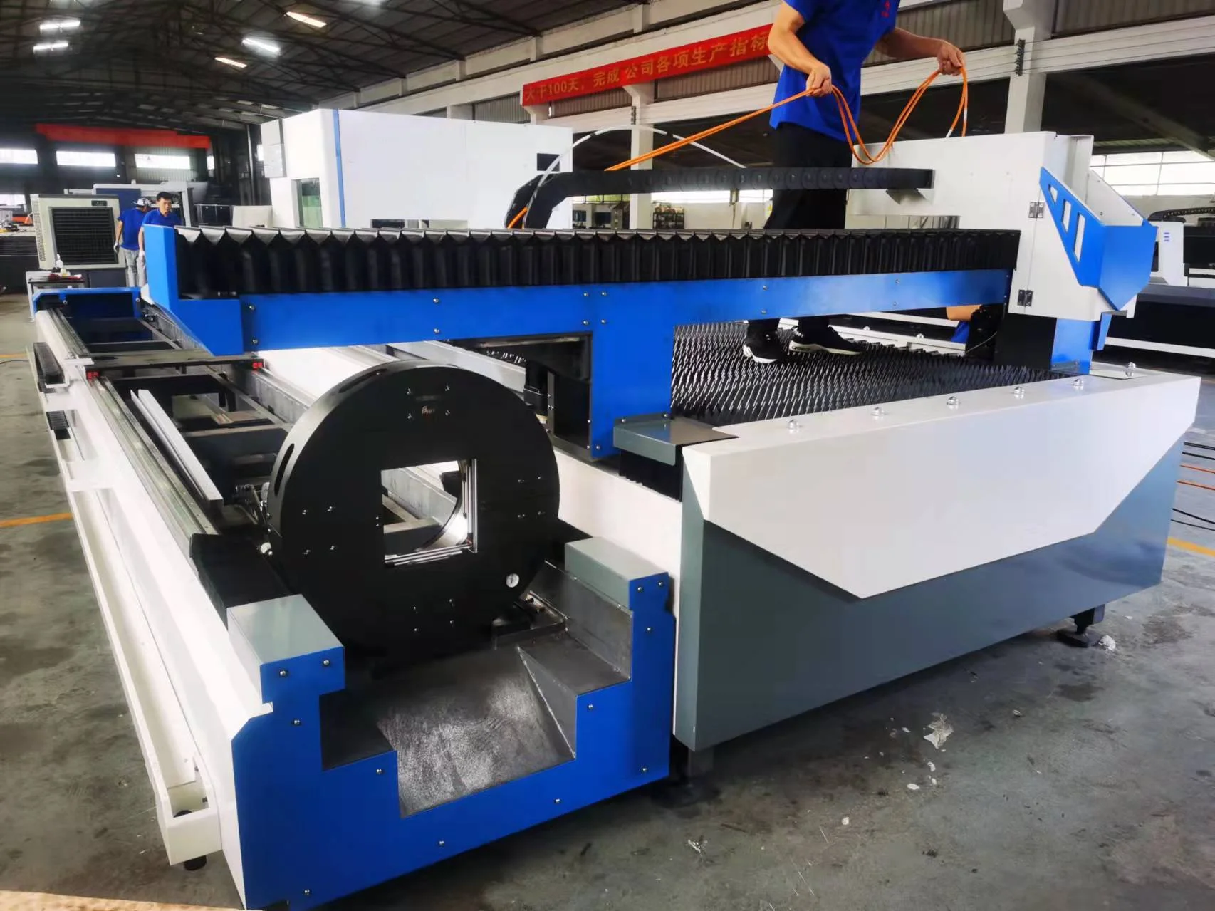Top Seller Laser Cutting Machine Manufacturer Factory Outlet FL-PT3015 Fiber Laser Cutter Machine for Tube and Pipe