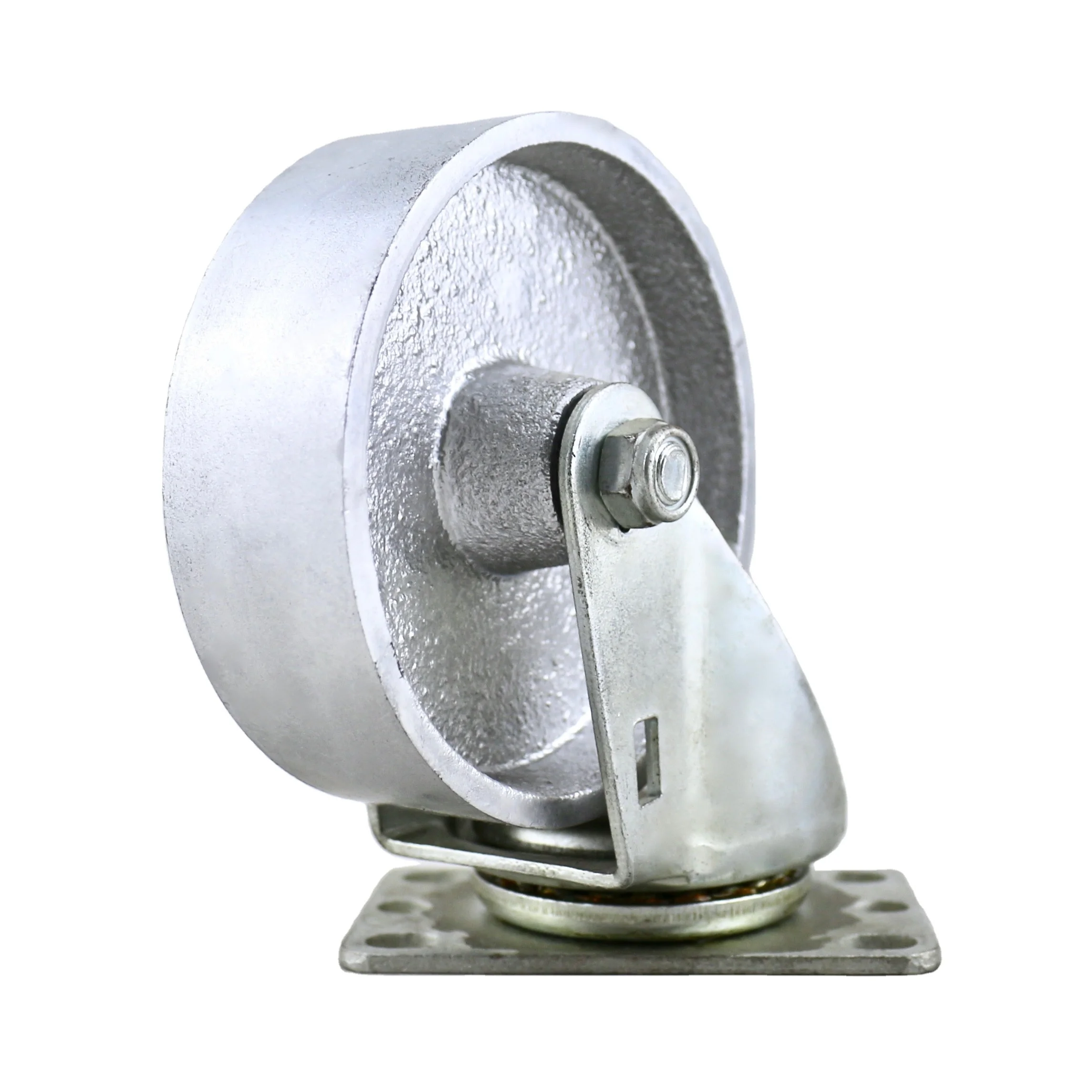 SS 100 мм поворотные пластины 4 дюймовые литые железные колеса тележки Оригинал Китай Чугунная ножка-колесико завод-изготовитель колеса