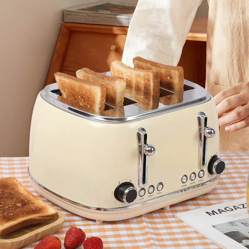 Odm Kettle And Toaster Set  4 Slice Stainless Steel Commercial Electrical Toaster