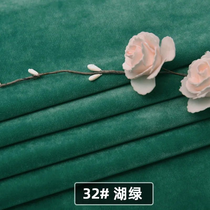 Germany velvet upholstery fabric woven texture soft touch unyielding fluff shinny velvet fabric for background wall