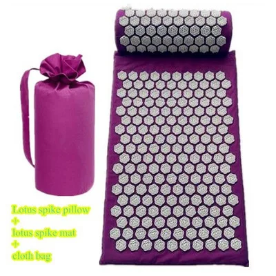 
 Оригинальный коврик для акупрессуры для лечения боли в спине/теле, расслабления и внимательности, черный  