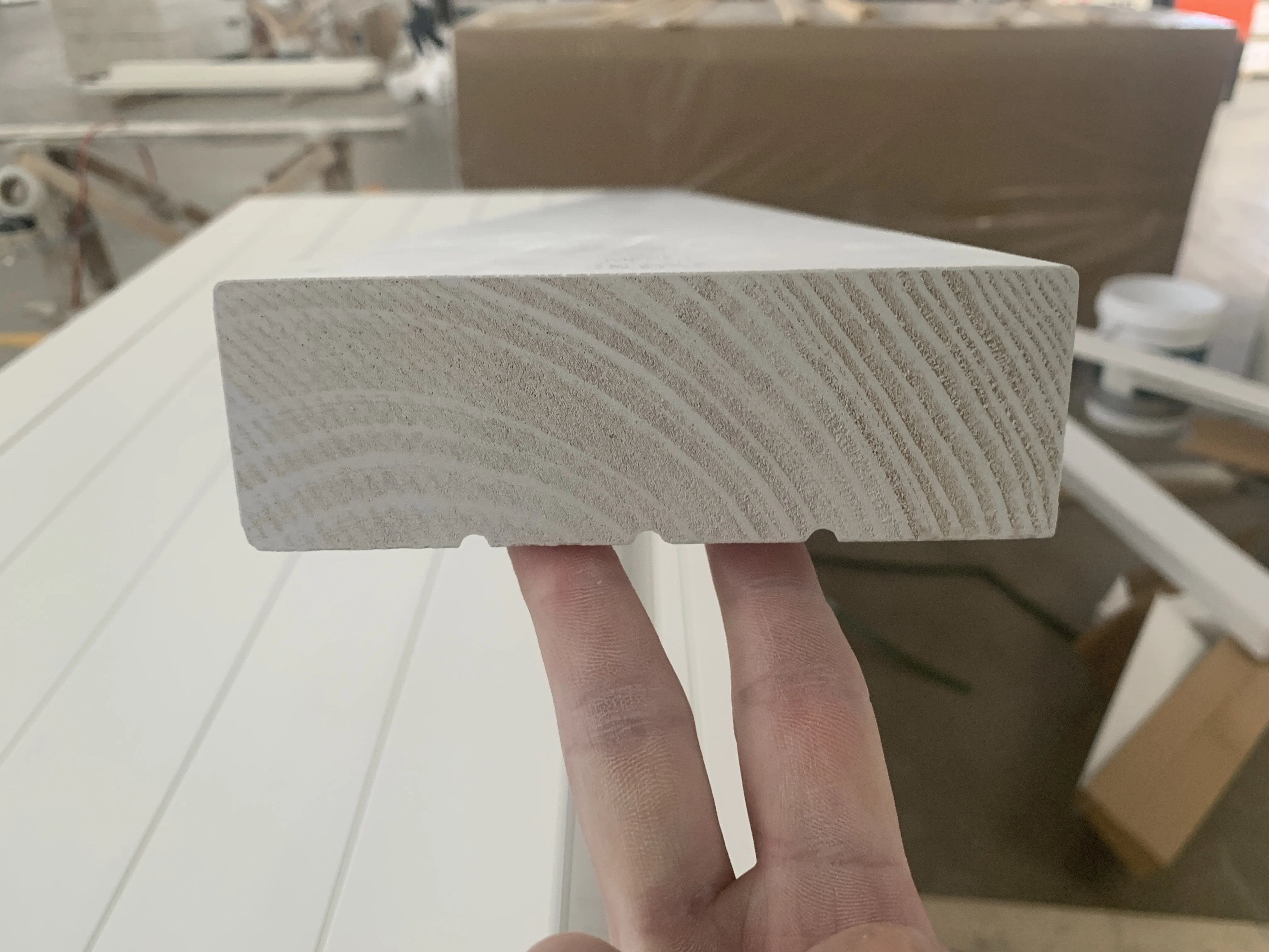 Pine White Primed Wood Mouldings Flat Door Frame Door Jambs