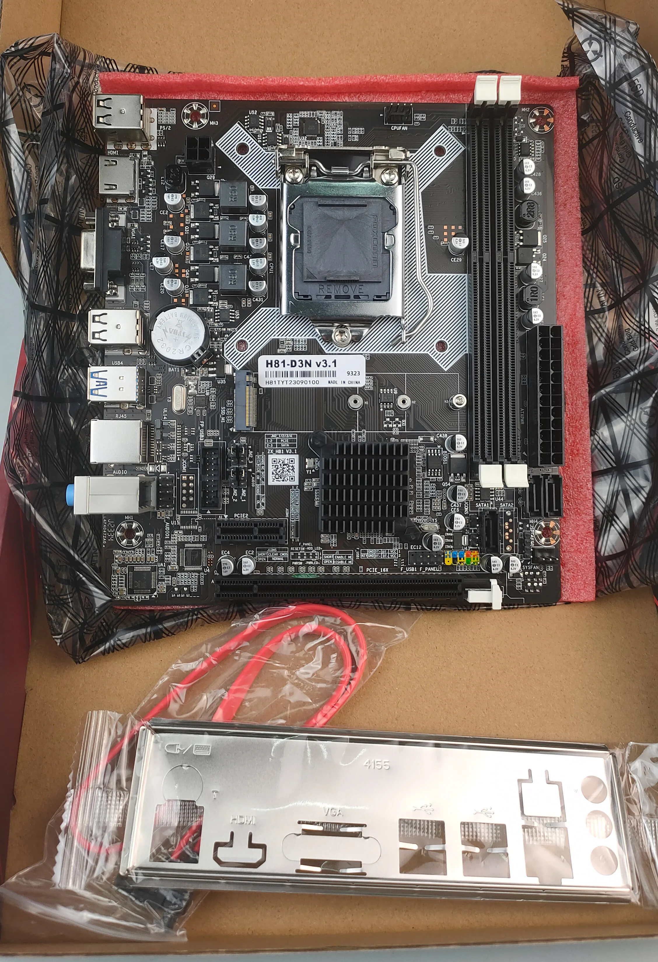 PCWINMAX H81 Mainboard LGA1150 DDR3 16GB Support 4th Gen i3 i5 i7 Processors Desktop H81 Chipset Motherboard