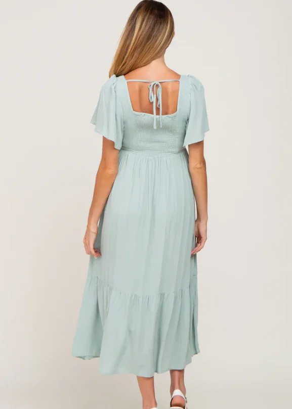 2022 wholesale maternity clothes button front breastfeeding dress for midi breastfeeding clothes