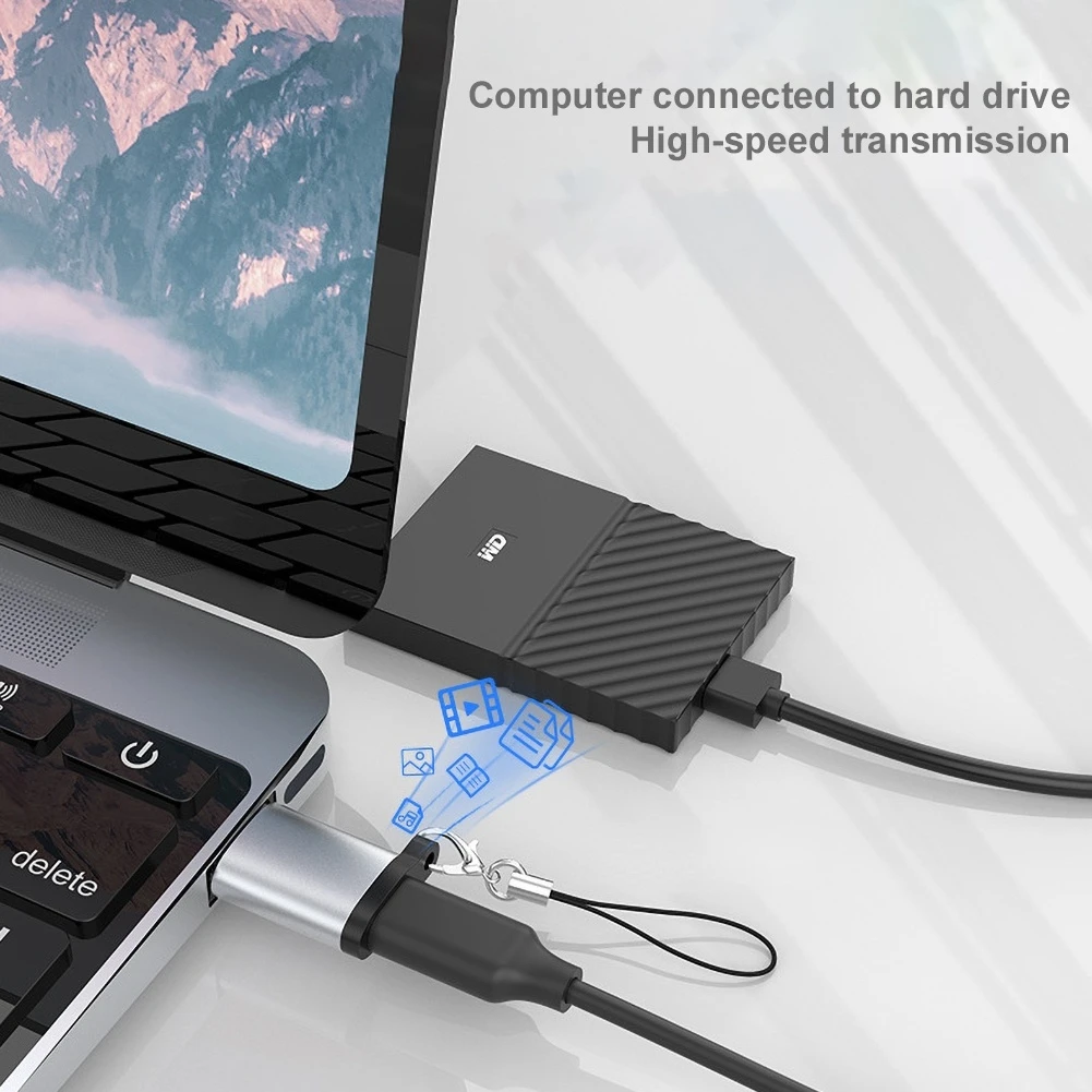 PUJIMAX type c to usb 3.0 otg adapter for laptop Xiaomi Samsung Huawei mobile phone convertor portable convenience